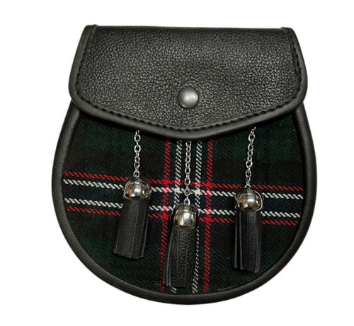 Sporran cuir tartan - en,