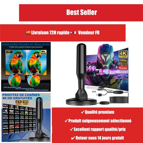 Antenne intérieure tnt hd - tv,