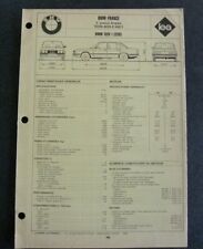 Fiche technique automobile BMW