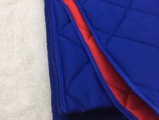 FLEXA QUILT AND PILLOW SET - #73787 - BLUE AND RED SOLID CHILDREN'S QUILT - NEW!