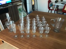 service de verres en cristal