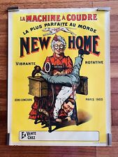 antique poster, sewing machine, 60x80cm