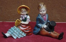 rare beautiful old pair of greenhouse book porcelain Saxony Meissen seals