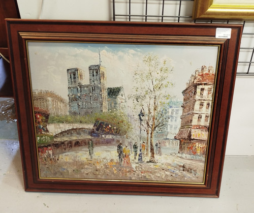 Tableau huile sur - tableau, toile