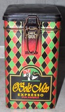 ANCIENNE BOITE A CAFÉ PUBLICITAIRE MOULU MÉO O'SOLÉ MÉO