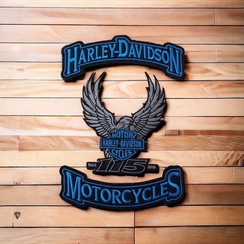 Harley davidson patch arriere - harley,