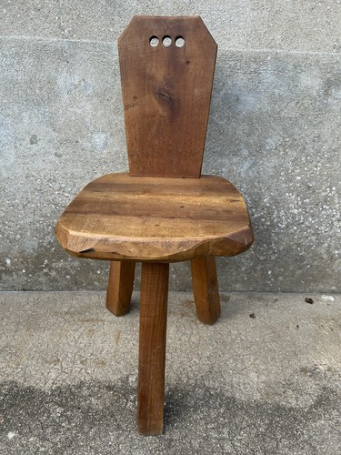 Rare chaise brutaliste