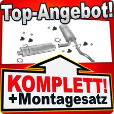 Pot d'échappement pour OPEL MOVANO A 1.9 DTI 2.5 D / RENAULT MASTER II 2.5 D ...