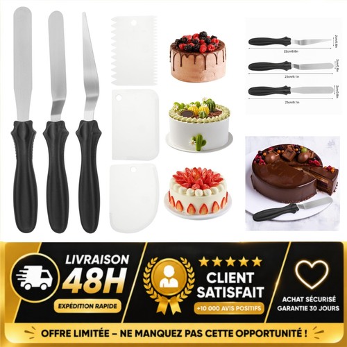 Spatule coudée pâtisserie - spatule,