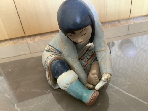 Lladro série inuit eskimo - lladro,