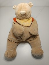 Peluche/Doudou Ours Beige Jaune Sac Bleu Orange 40cm Australia Tonton  - Noukies