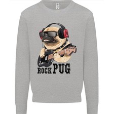 Rock N Roll Carlin Drôle Guitare Métal Lourd Hommes Sweat Pull
