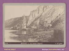 CDV CABINET BELGIQUE, DINANT, LE ROCHER BAYARD & PANORAMA VERS 1890 -L167