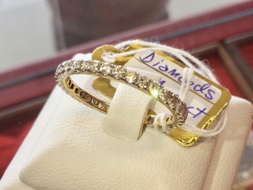 Bague carats et - or, 18