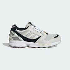 ADIDAS ORIGINALS ZX 8000 RETRO RUNNING SHOES MEN'S SIZE US 13 WHITE BLACK H02123