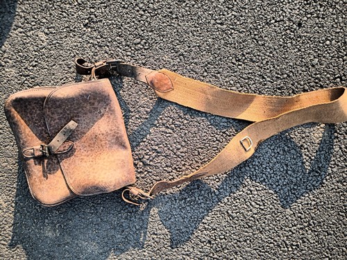 Sac giberne cuir fauve - sac,