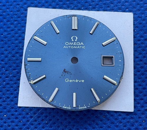 Véritable cadran bleu omega - véritable,