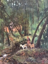 Huile sur panneau, ancienne