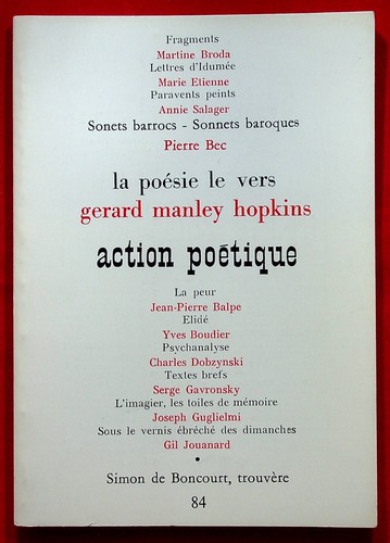 Action poetique la - poetique, n°