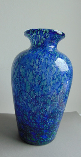 Vase verre soufflé - verre,