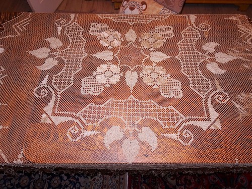 Nappe dentelle fait main - dentelle,