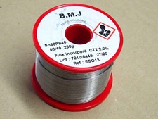 Bobine de Fil de Soudure 0.8mm 8/10 ~ bobine de 250gr Etain 60% Plomb 40% ESO13