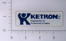 Vintage Ketron Inc Engineering For Productivity Safety Coal Mining Sticker Decal