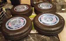 A vendre 4 Jantes pleines + Pneus pour Nissan Figaro (13 pouces)