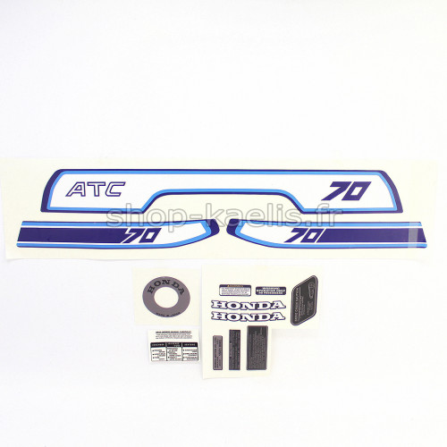 Kit déco atc70 honda blanc - kit, et