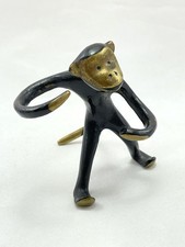 Singe en bronze XXe Monkey