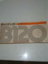 suzuki b120 bloop b120p manuel du propriétaire d'occasion