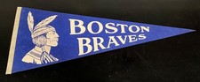 Vintage 1952 “BOSTON BRAVES” Baseball Pennant *Mint*