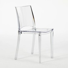 Chaise transparente salle à