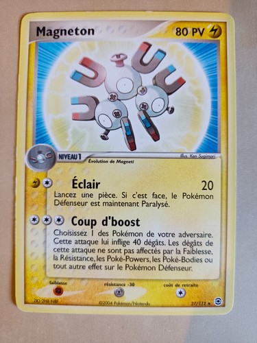 Carte pokemon magneton - carte,