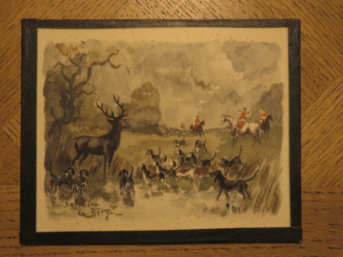 Lithographie brige bat l - bat,