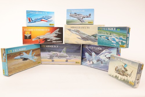Heller lot 8 maquettes - un,