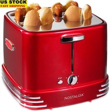 Hot Dog Maker Toasts Sausages