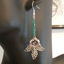 boucles d'oreille feuilles