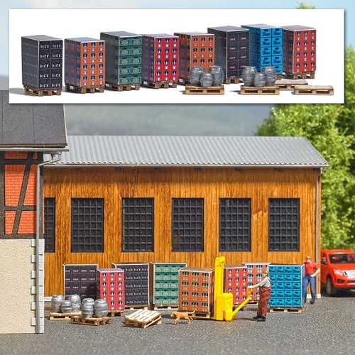 Busch 1814 87 h0 palettes - busch,