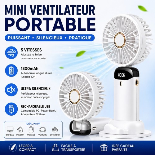 Mini ventilateur portable usb - mini,