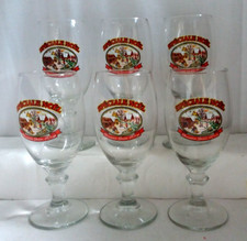 lot 6 verres à bière BRASSERIE GRAIN D'ORGE , SPECIALE NOEL , 25 cl , ref OD1229