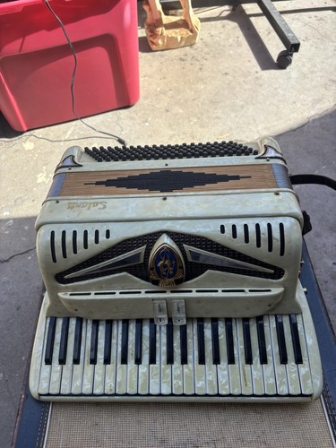 Vintage salanti accordion with - vintage,