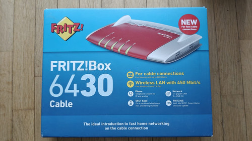 Fritz box 6430 - 6430, câble