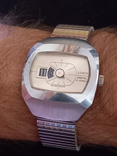 Montre guichet lubin - guichet, swiss