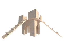 Cachette de maison de tour de