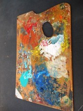 PALETTE D'ARTISTE PEINTRE