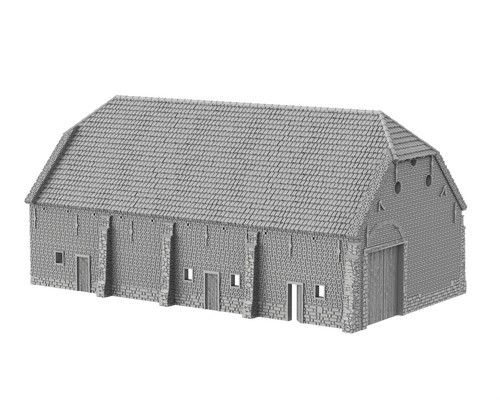 Hougoumont large barn 3d - large,