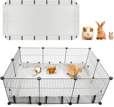 Tapis Cage Cochon d'Inde imperméable en Tissu Oxford Pipi lavables pour 