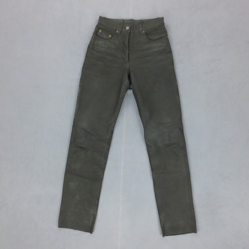 Pantalon moto cuir buffle - cuir, de
