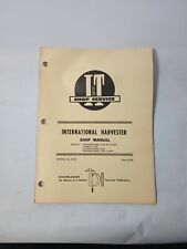 I&T Shop Service International Harvester SHOP MANUAL IH-38 G624